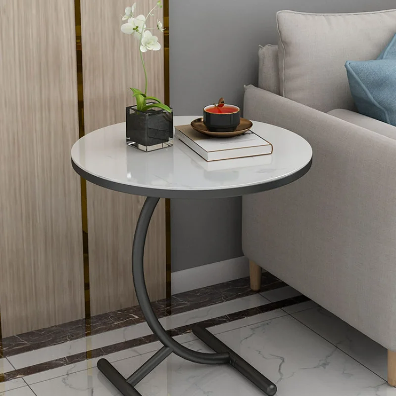 

Sofa Side Small Round Table Coffee Table Living Room Small Apartment Wrought Iron Sideboard Balcony Round Side Tables Furniture