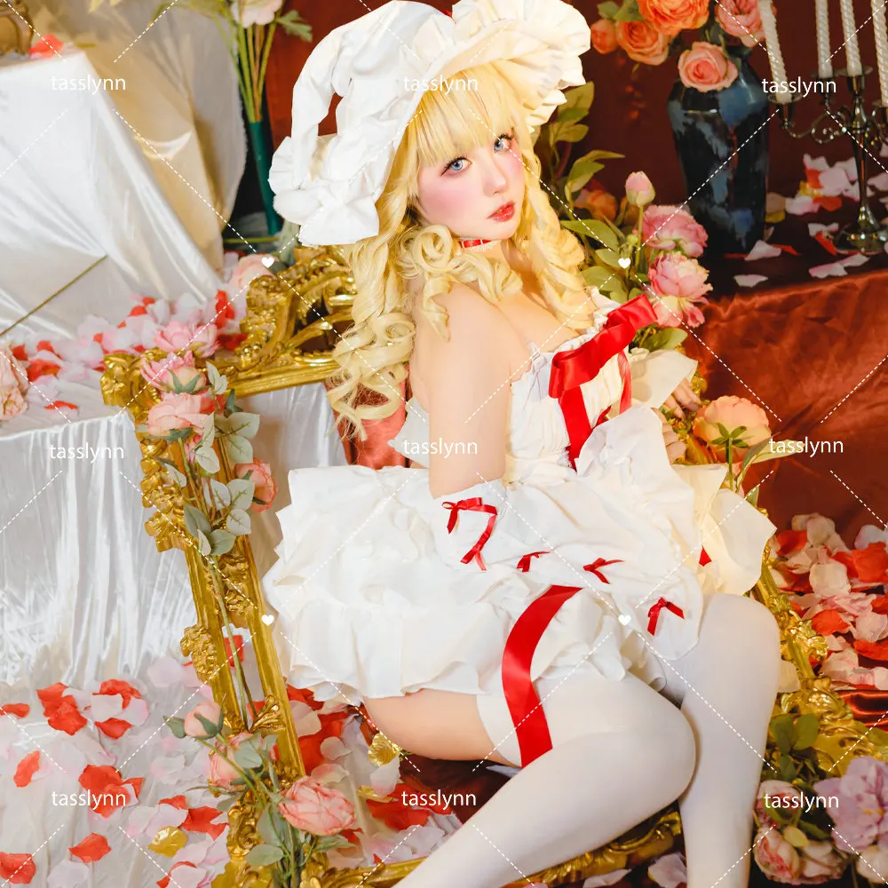 Vestido Lolita de sirvienta encantadora, trajes de Halloween Kawaii, delantal de sirvienta Kawaii, vestido de Navidad, disfraz de Cosplay de bruja de Santa Claus para mujer