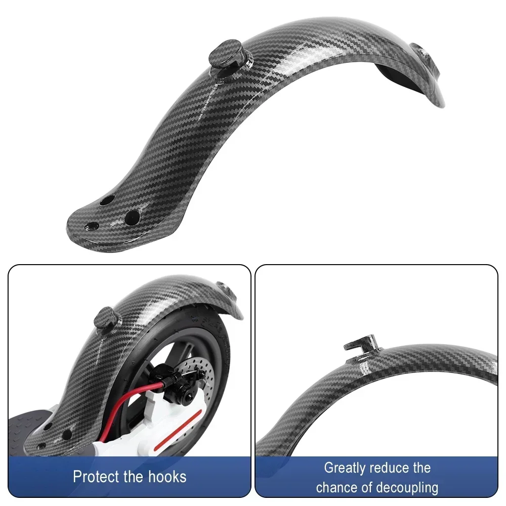 سكوتر كهربائي من ألياف الكربون طقم واقيات الطين لشاومي M365 /M365 Pro قسط دائم الحاجز الخلفي الإطارات سبلاش برهان قوس مجموعة #3