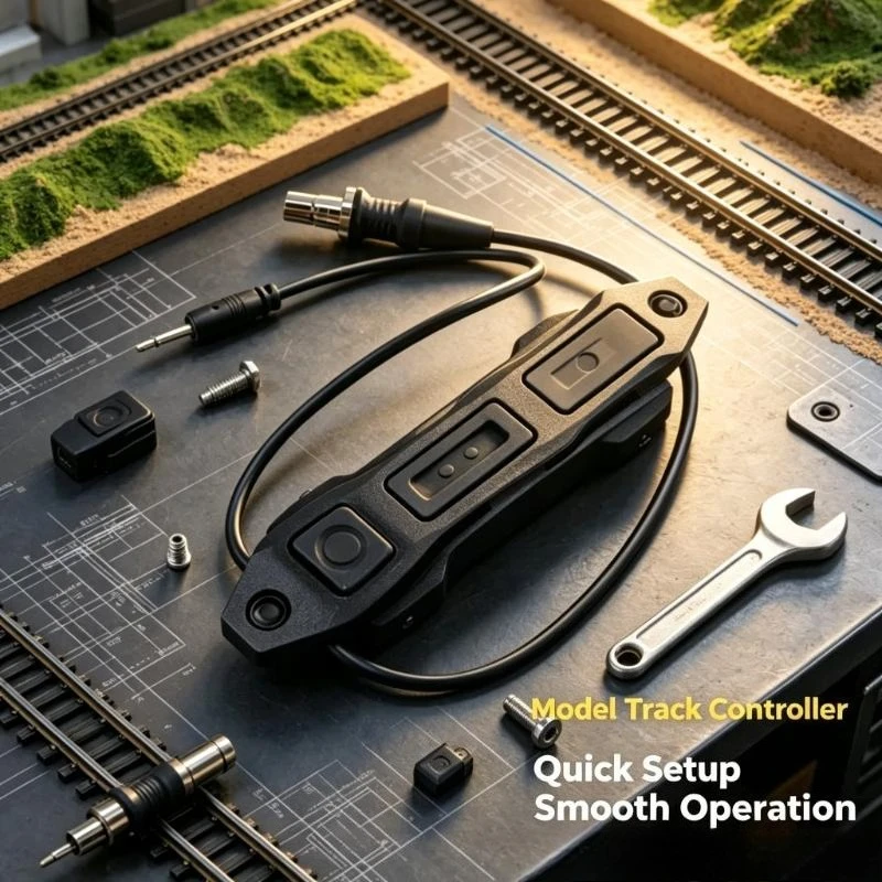 Dual Button Wire Control Pressure Switch, Dual 2.5mm Audio Plug Remote Trigger For Toy Model Lighting Mod Components