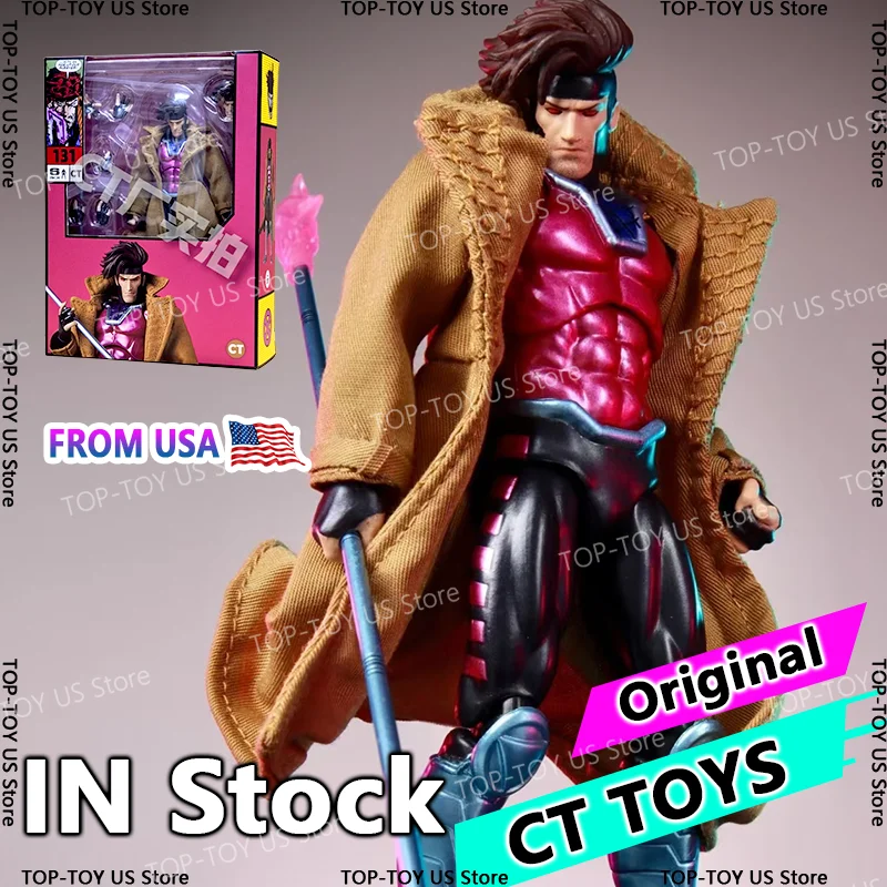 

Оригинальная фигурка Gambit от Ct Toys, Mafex 131, X-Men Wolverine, Shf, аниме-фигурка, статуэтка, модель, детская игрушка, персонализированный подарок
