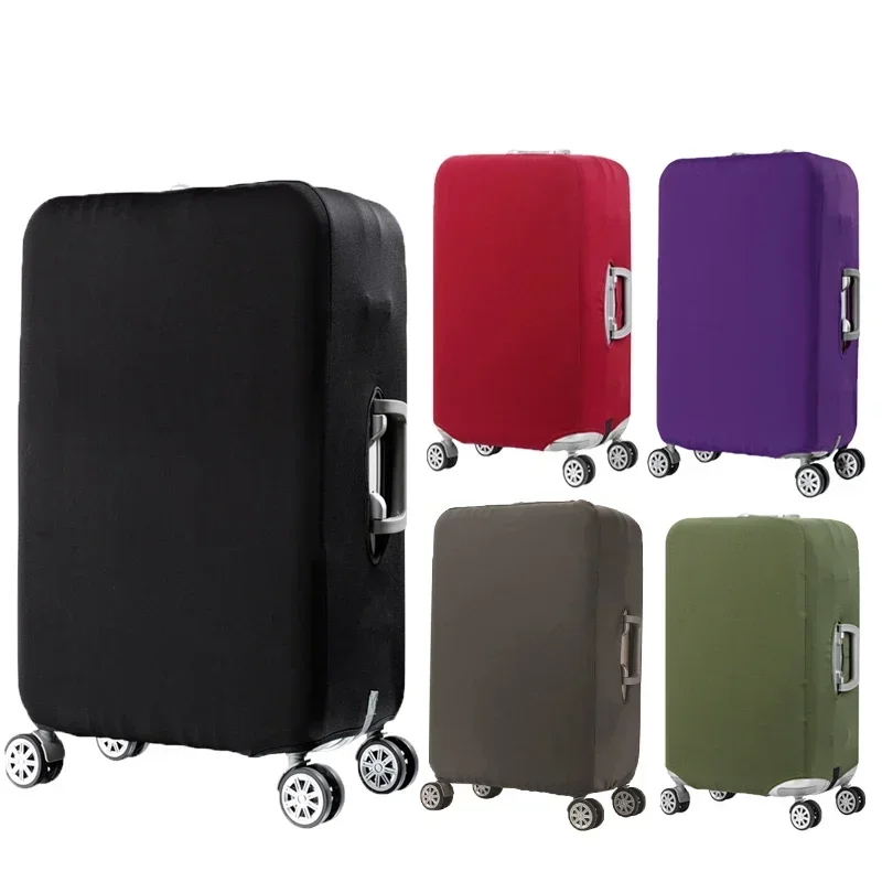 Thicker Travel Luggage Protective Cover Suitcase Case Cover Travel Accessories Elastic Luggage Cover Apply To 18-32inch Suitcase