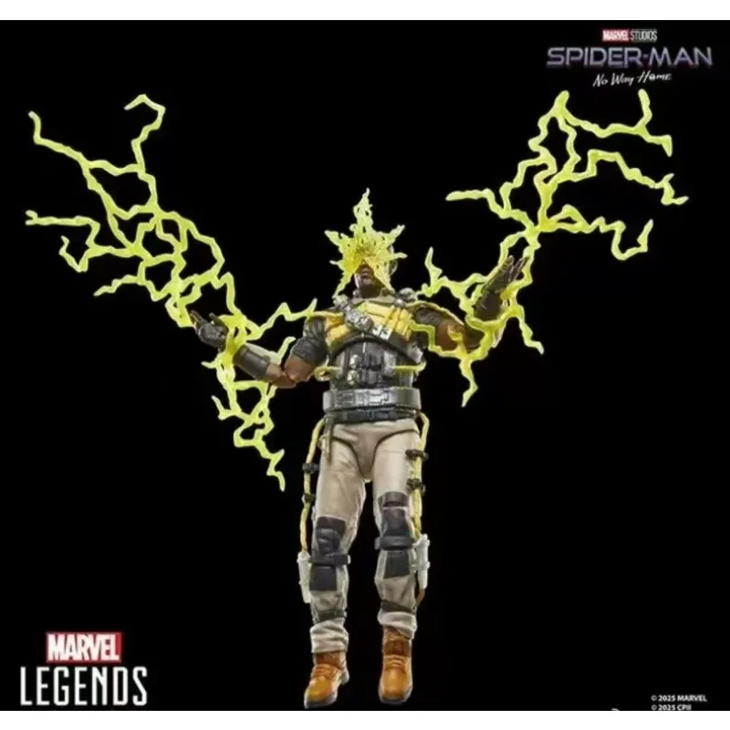 Original Hasbro Marvel Legends Series Spiderman No Way Home Marvel’s Electro Anime Figure Toys Model Collection view 2