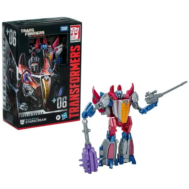 Hasbro Transformers Studio Series War for Cybertron Starscream Voyager Class 6.5-inch Action Figure Gift SS GE-06