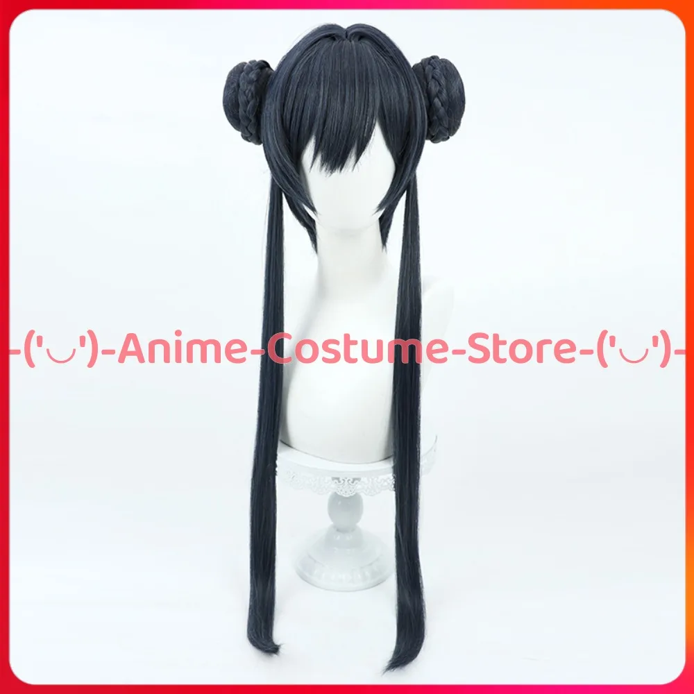 الأزرق الأرشيف هيساكي شعر مستعار تأثيري الكعك أنيمي لعبة شخصية هالوين كرنفال حفلة زي الباروكات مقاومة للحرارة الشعر الاصطناعية