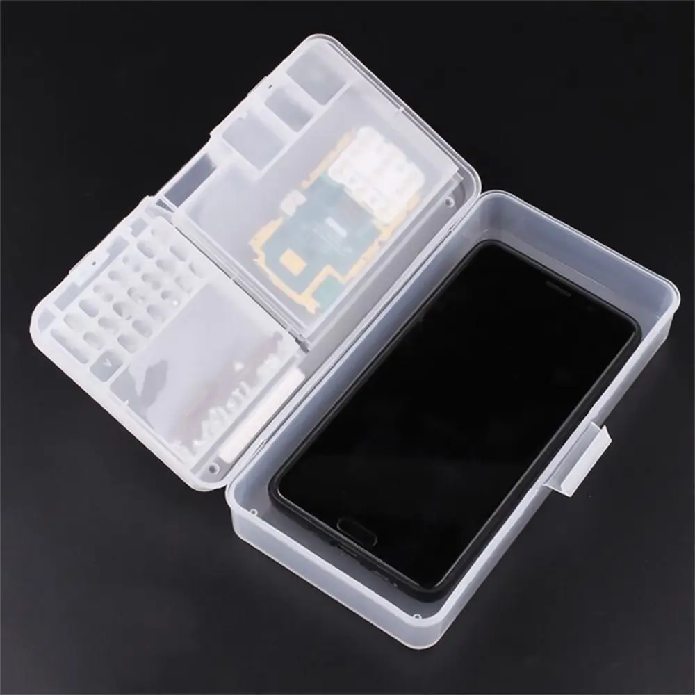 For IC Parts Storage Case Motherboard Storage Box Opening Tools Collector Opening Tools Holder Phone Repair Storage Box