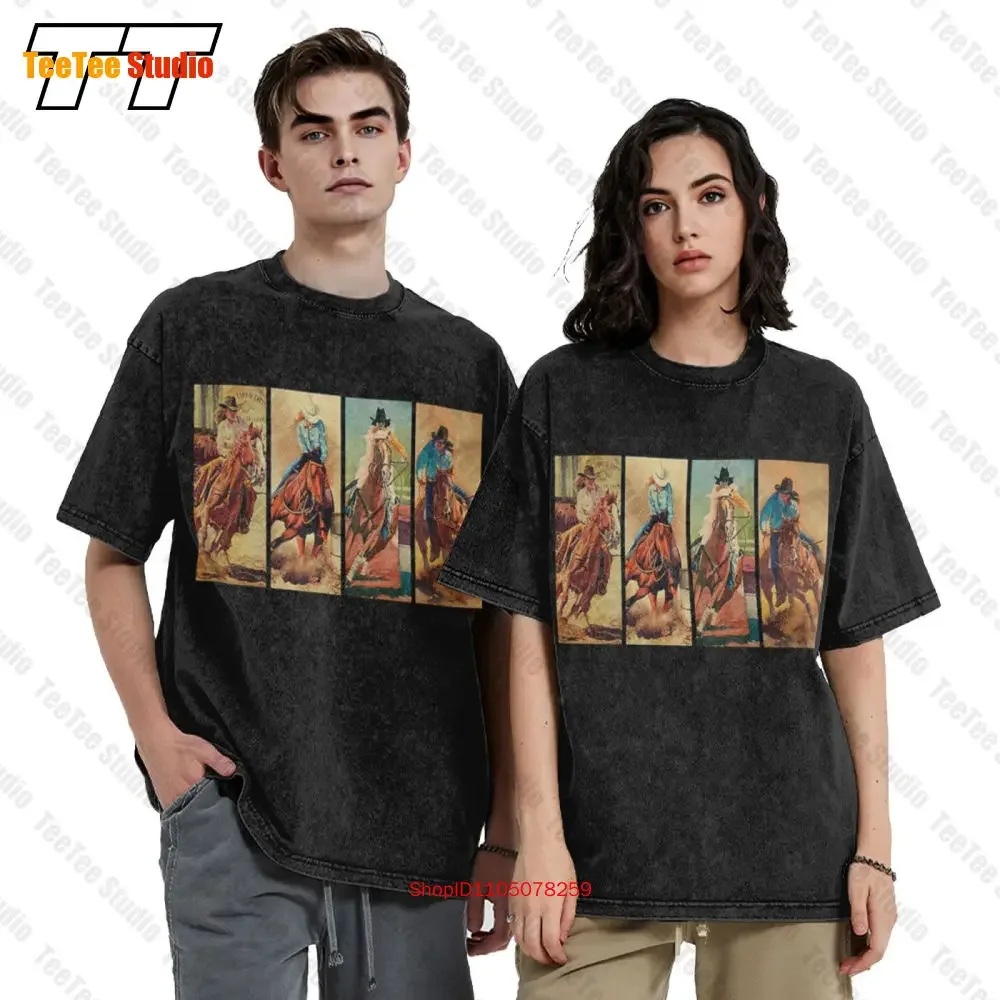 Horse Be Strong Brave Humble Badass Everyday Vintage Oversized T-Shirt UGBS