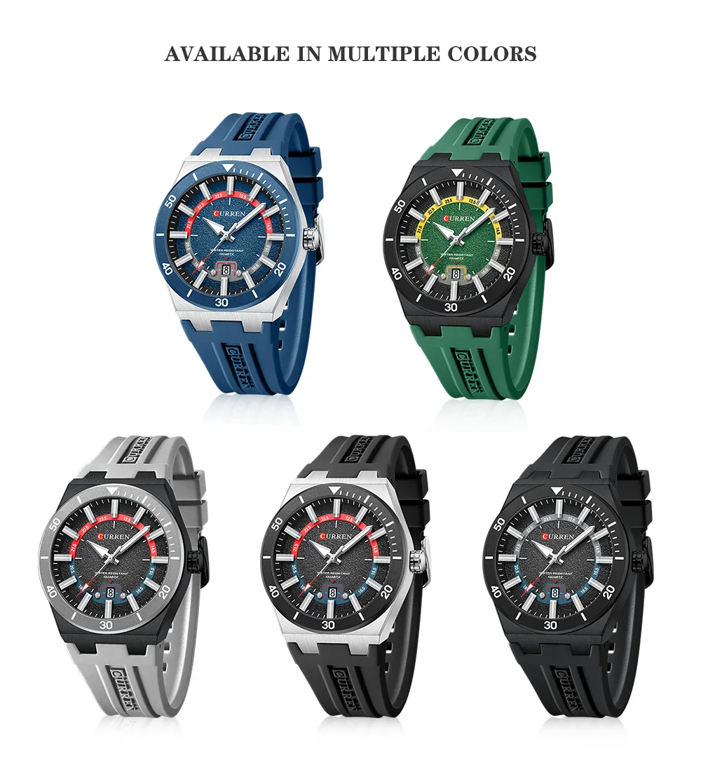 Curren 8491 Sport Men's Analog Quartz Watch