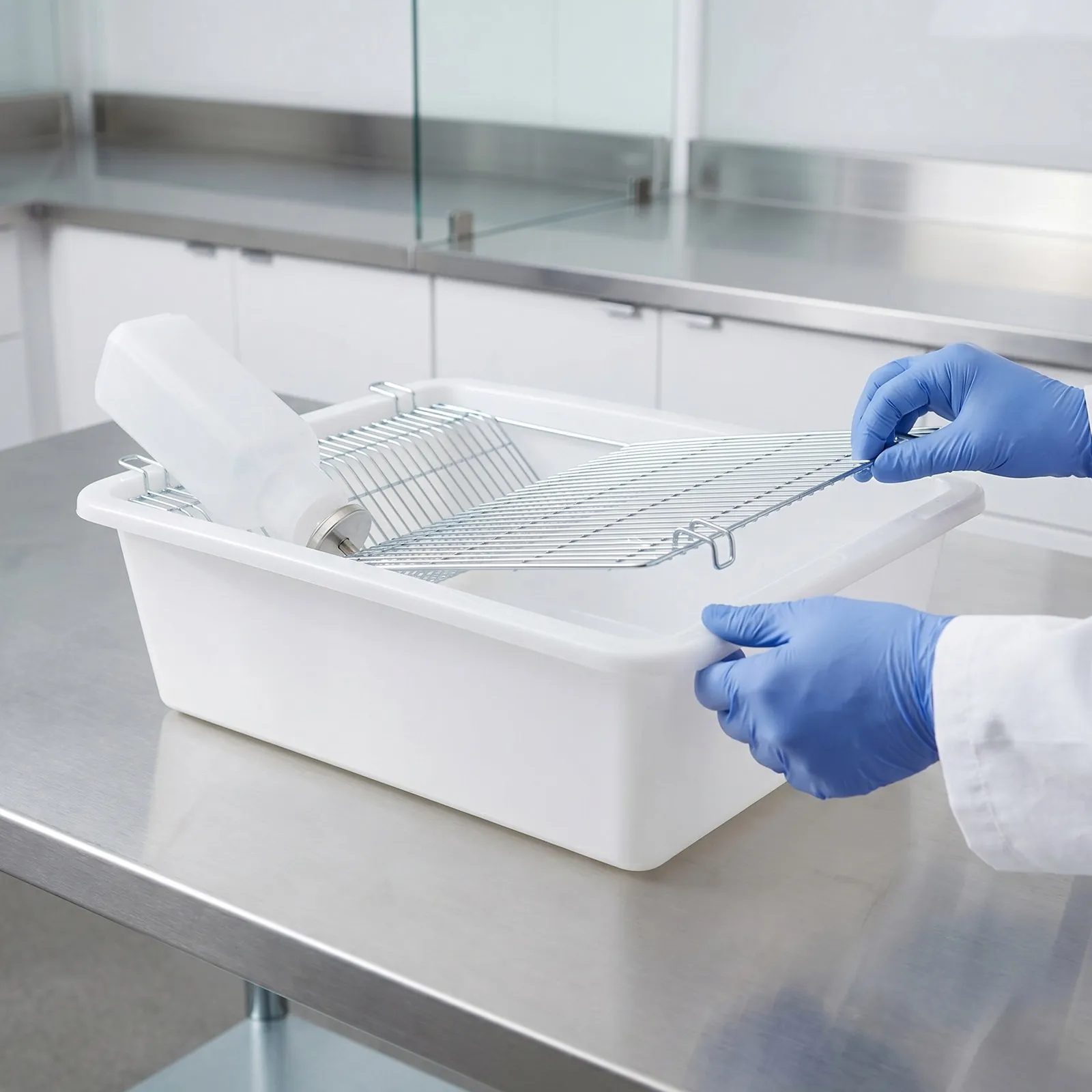 laboratory-rat-rearing-cage-plastic-heat-resistant-mouse-breeding-cage-secure-stainless-lid-wire-mesh-vivarium-housing-research