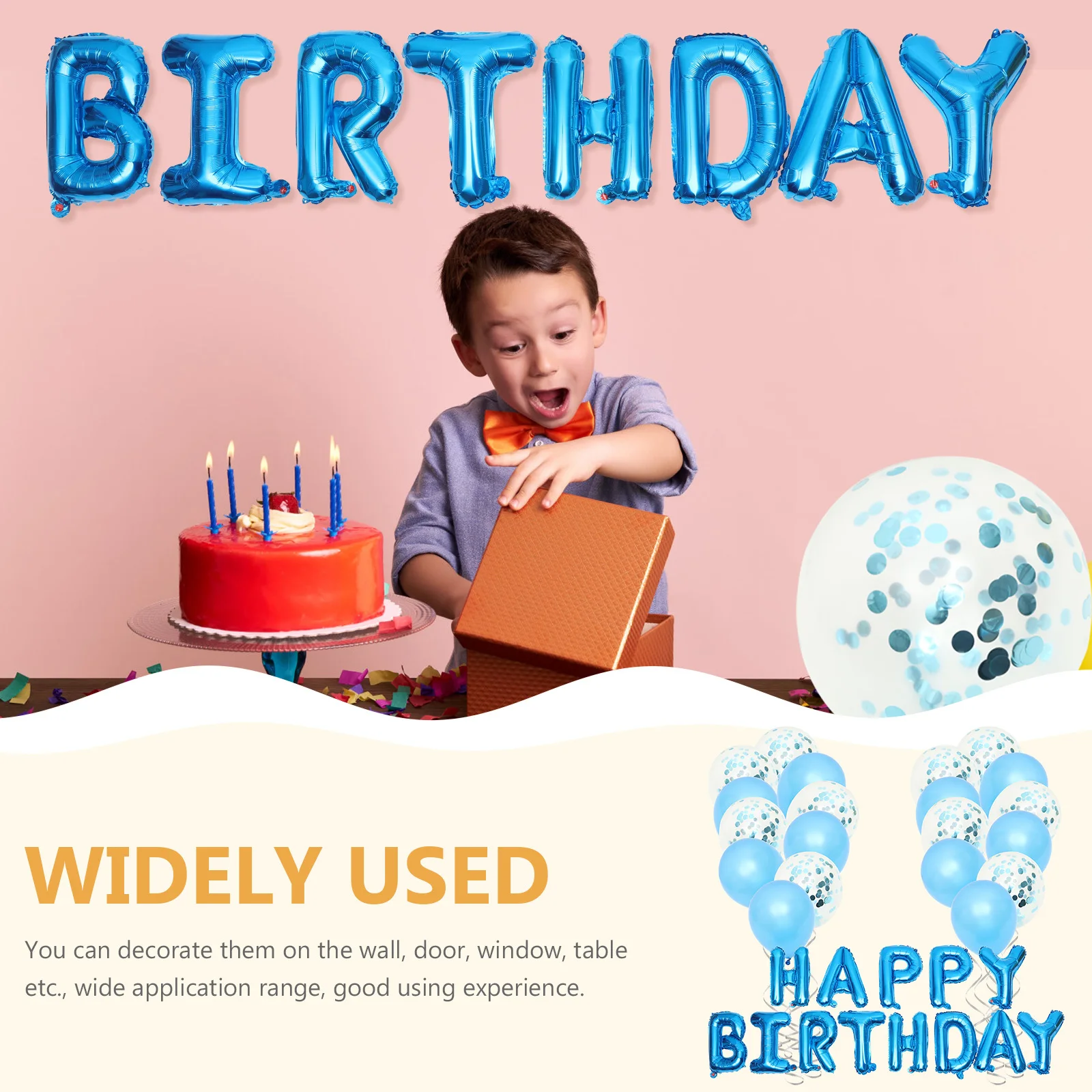 

1Set Birthday Decorations Party Balloon Kit for Birthday Wedding Anniversary Festival Party Decor Balloons