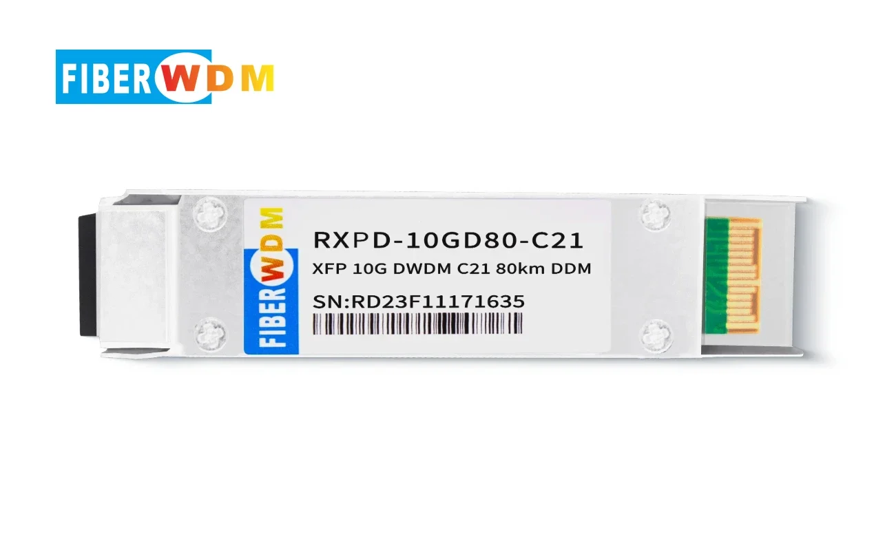 

FIBERWDM XFP 10G DWDM 80km Transceiver DWDM C17-C61 80km Transceiver Hot Pluggable Duplex LC DWDM EML Single mode