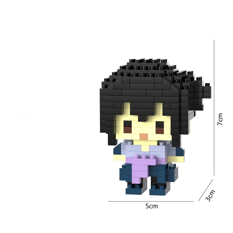 26 أنماط جديدة كارتون أنيمي اللبنات صغيرة لطيف مصغرة الطوب الحلي الجسيمات الصغيرة لعب الأطفال #5