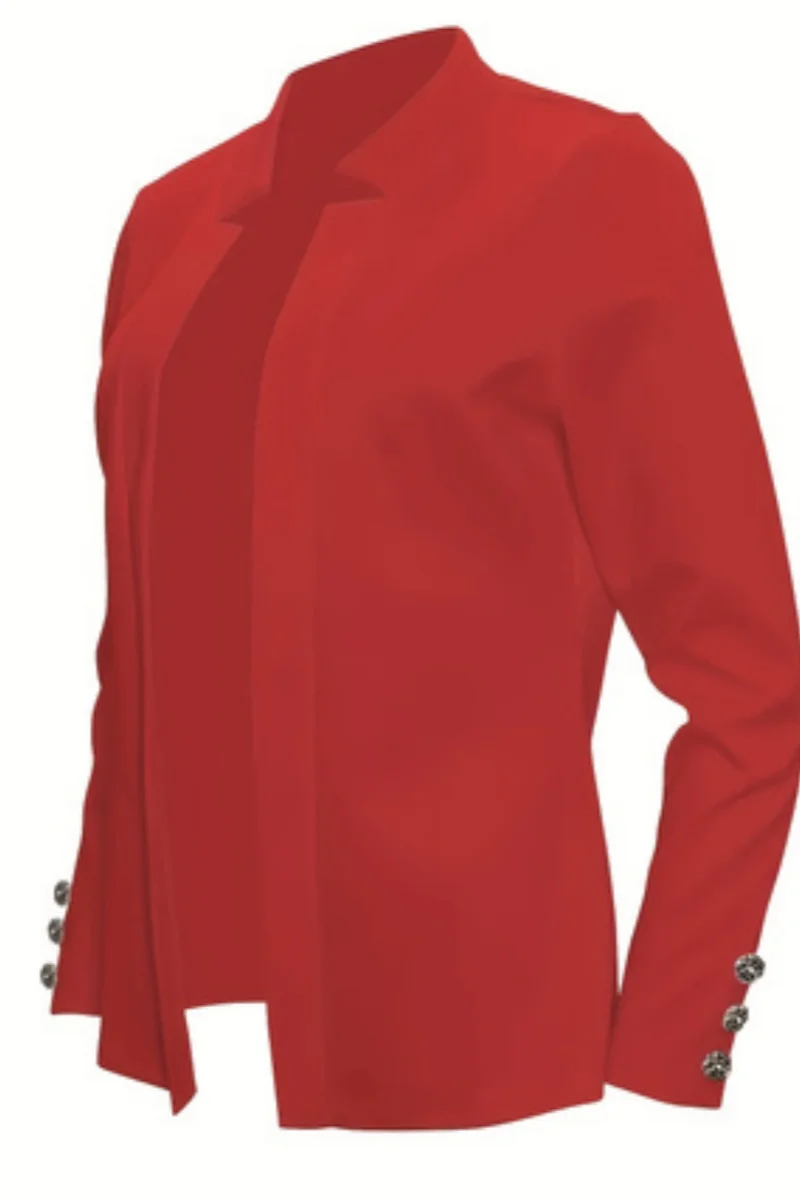 Modische Business-Casual-Anzugjacke für Damen