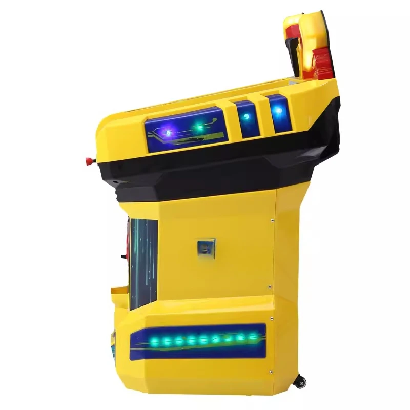 A coin-operated electronic pinball game machine for inflatable entertainment