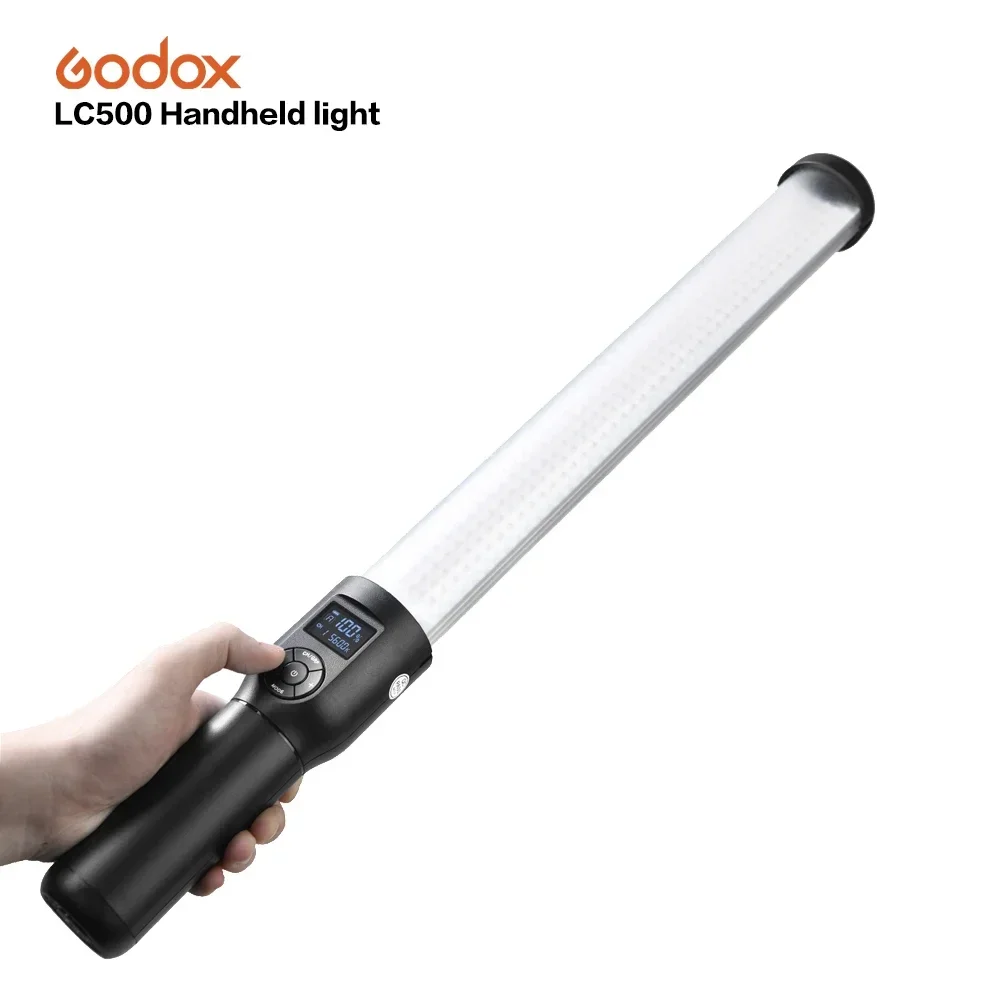 

NEW In Stock LC500 Handle LED Photographic Lighting Light Stick 3300K-5600K Adjustable Built-in Lithiunm Battery Selfie Light