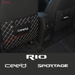 Car Seat Back Rear Anti Kick Pad Protective Mat Cover For Kia ceed Sportage Rio Interior Details Anti Dirty Mat Accessories