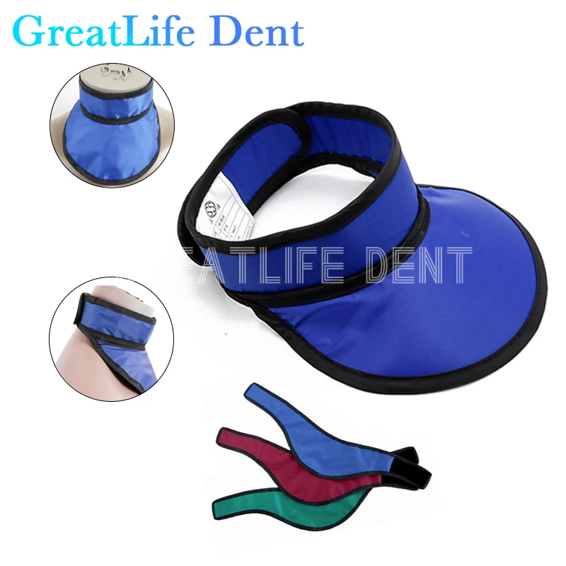 GreatLife Dent 0.35mmpb X Ray Protective Collar X-Ray Radiation Protection Collar Neck Thyroid Protective Clinic Check