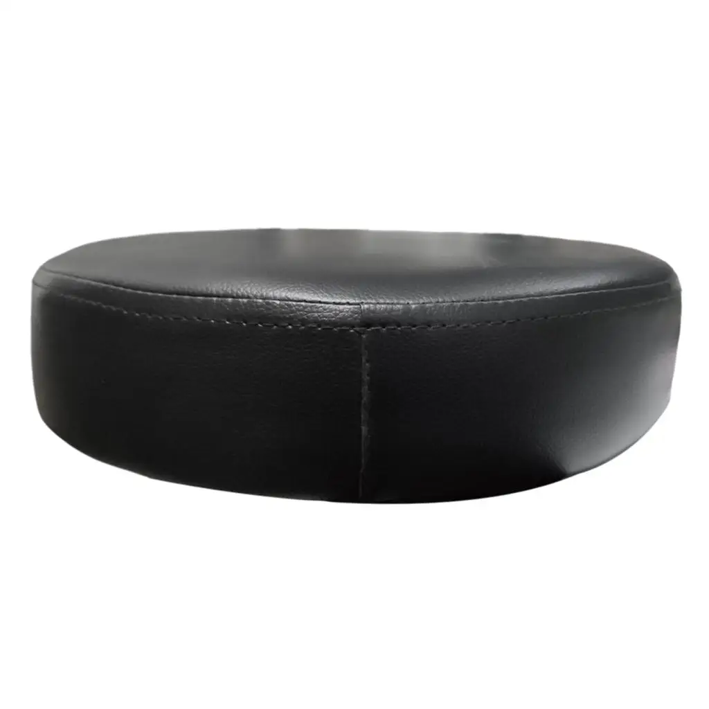 13.4'' Bar Stool Replacement Seat Top Cushion Round, Made of High Sponge with Leather Cover, Easy to Clean