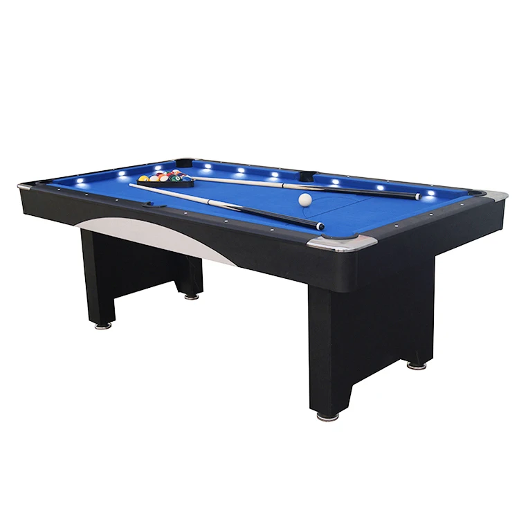 

Top Quality Commercial Billiard Table - Solid Wood Leg Pocket Game Table | Indoor Home Bar Entertainment Sports Equipment