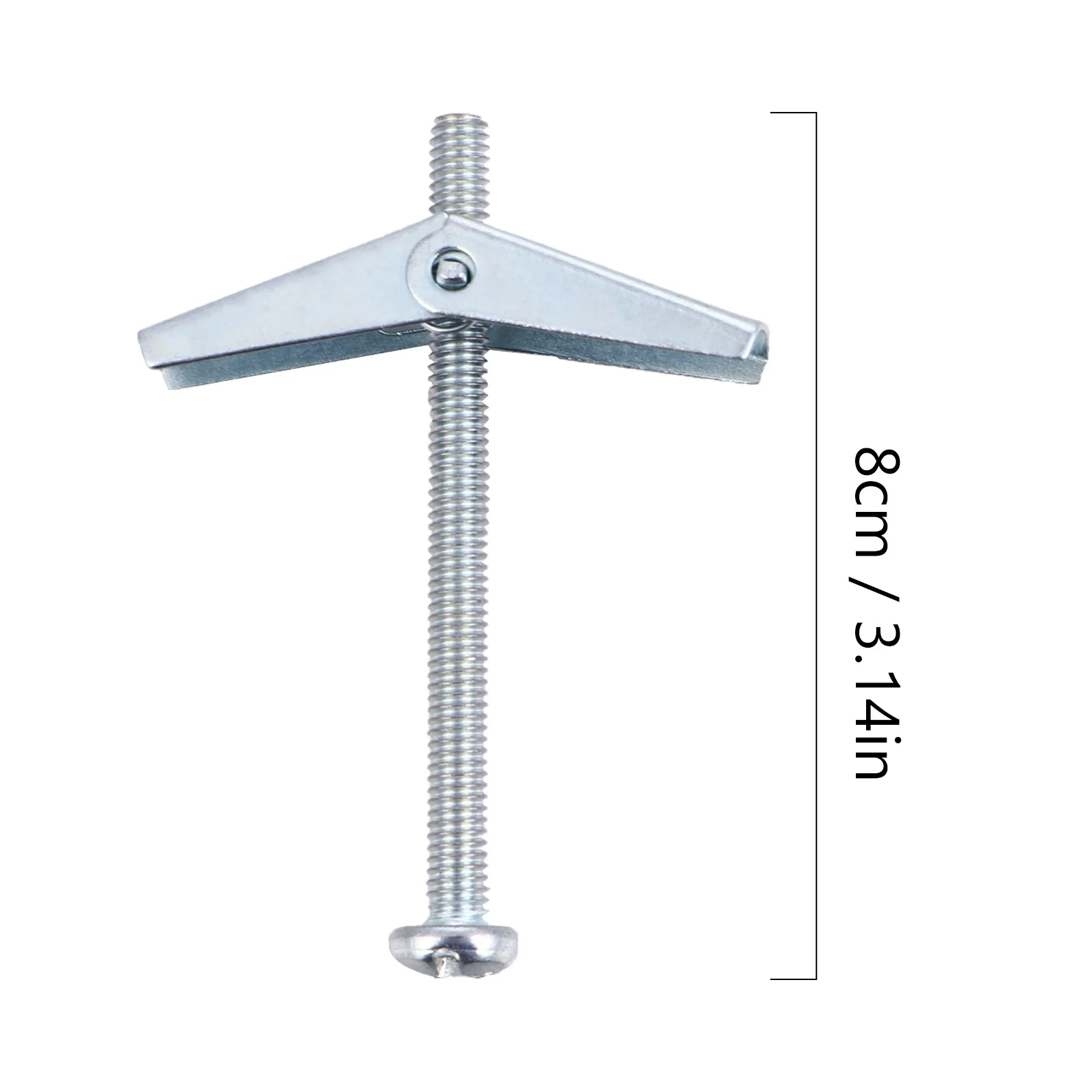 10 قطعة المراسي الحفر الذاتي الكربون الصلب المسمار دائم مقاومة للتآكل غير موصل منخفضة الاحتكاك سهلة التركيب معلقة