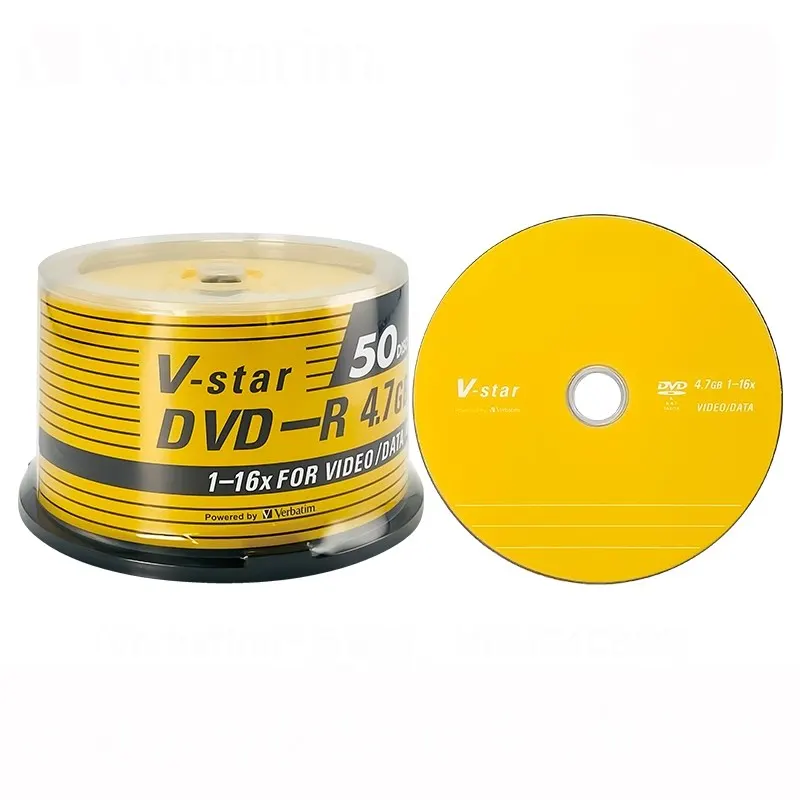 

Verbatim 4.7GB DVD-R1-16X Printable Video/Data 50Discs/Barrel