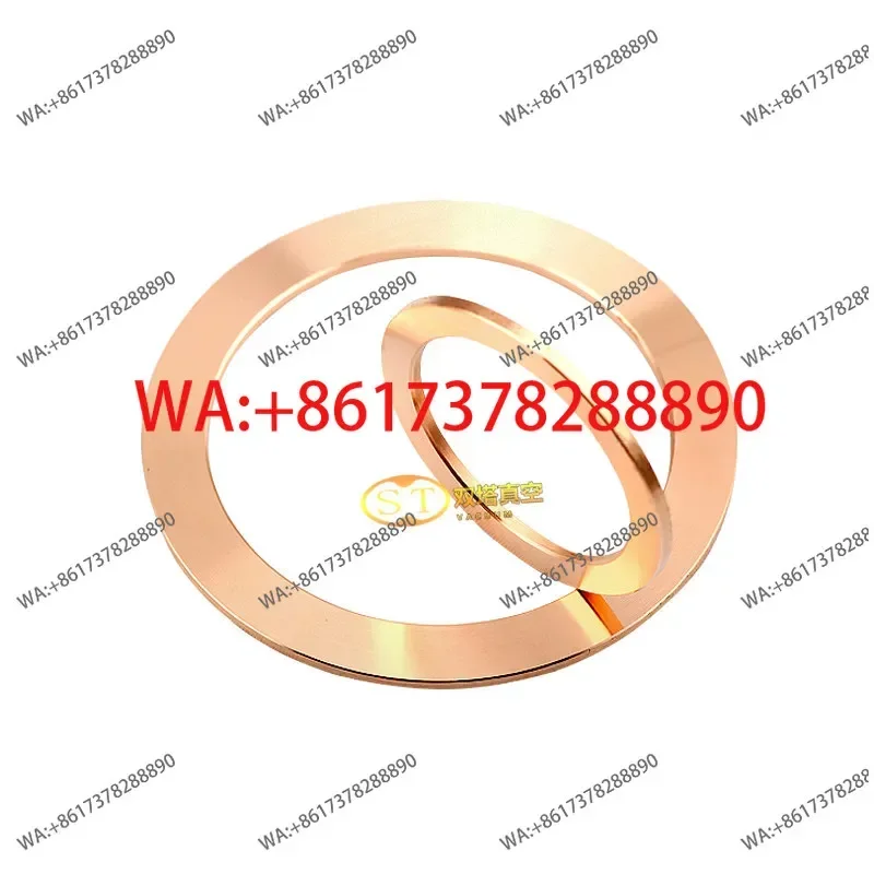 CF35 Oxygen-Free Copper Sealing Gasket Ultra-High Vacuum CF Flange Seal Ring CF Adjustment Shim Non-Standard Available