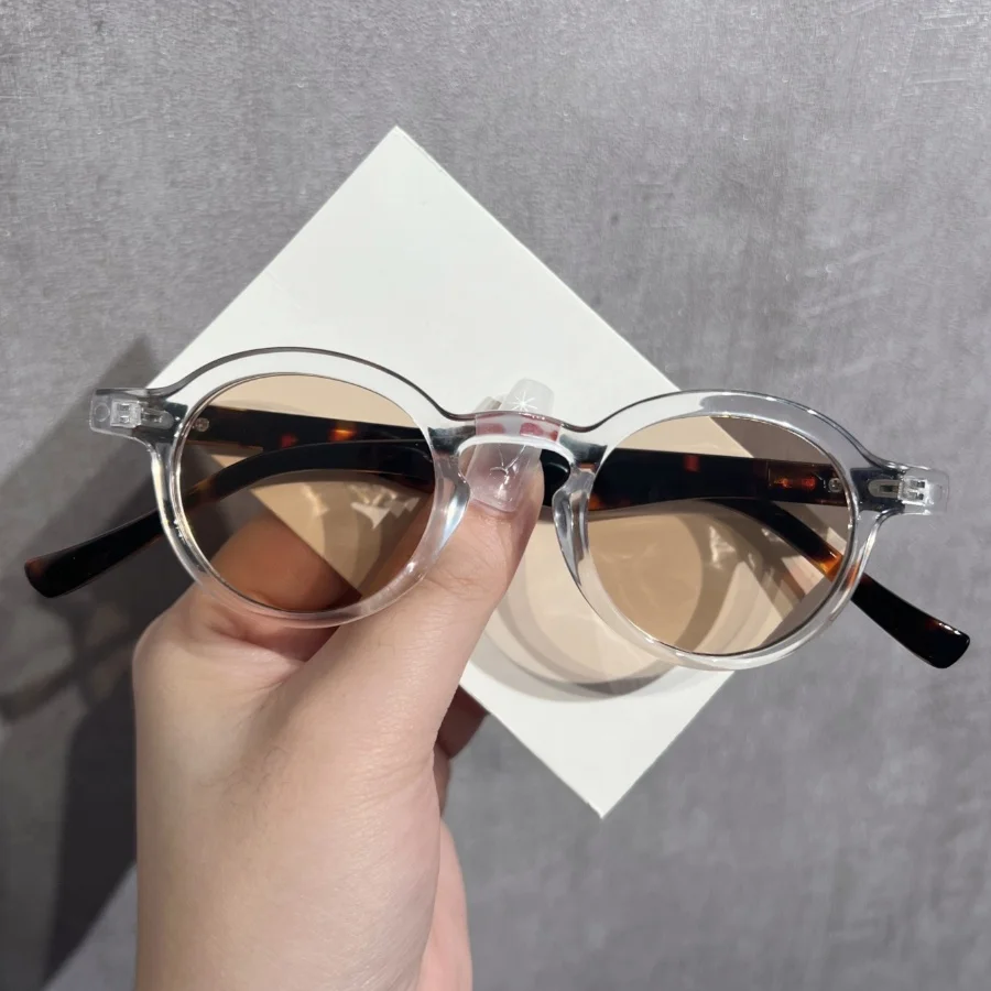 1 Stück Unisex-Sonnenbrille Neuer Trendiger Retro-Rundrahmen Persönliche Mode Y2K Musikfestival-Outfit Street-Style Tägliche Ausflüge Urlaub