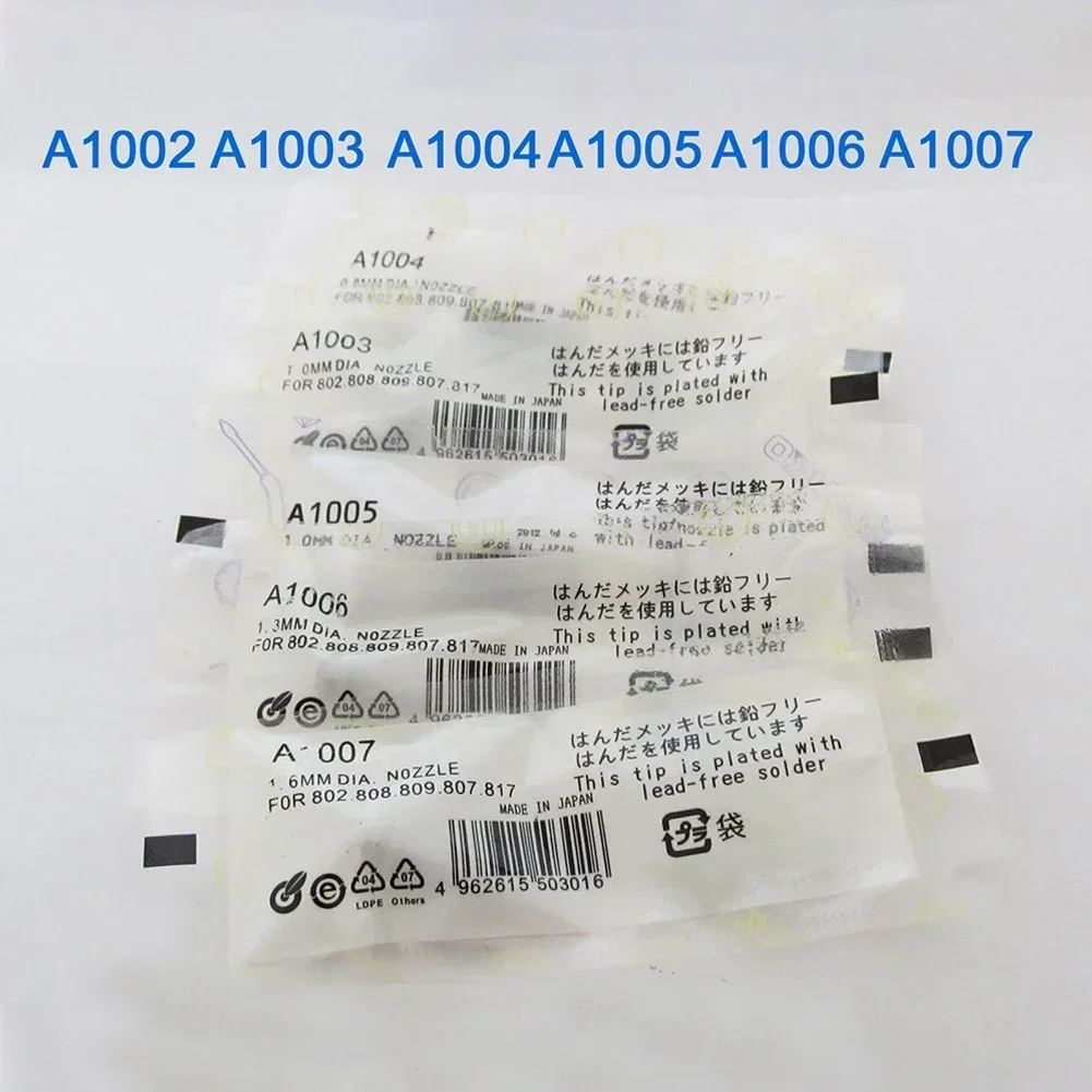 1pc Leadless Welding Header 1.0mm A1002 A1003 A1004 A1005 A1006 A1007 For 802 808 809 807 817 Replacement Tip Soldering