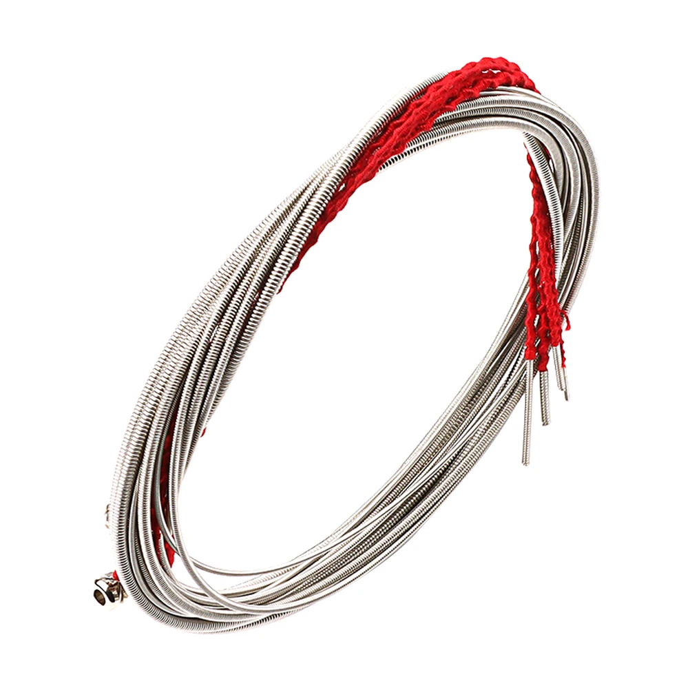 

4 Pcs Bass Strings Guitar Accessories Supplies Acoustic The Musical Instrument Parts Metal
