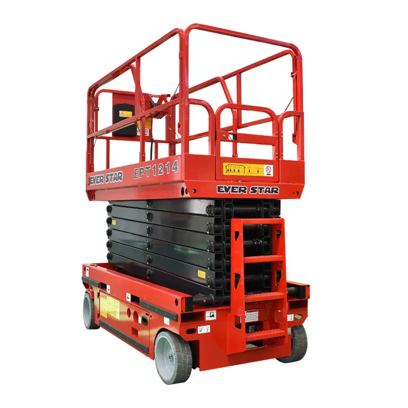 

Factory Price Self-propelled Electric Mobile Scissor Lift Hydraulic Lifting Scaffolding Platform 4-12m