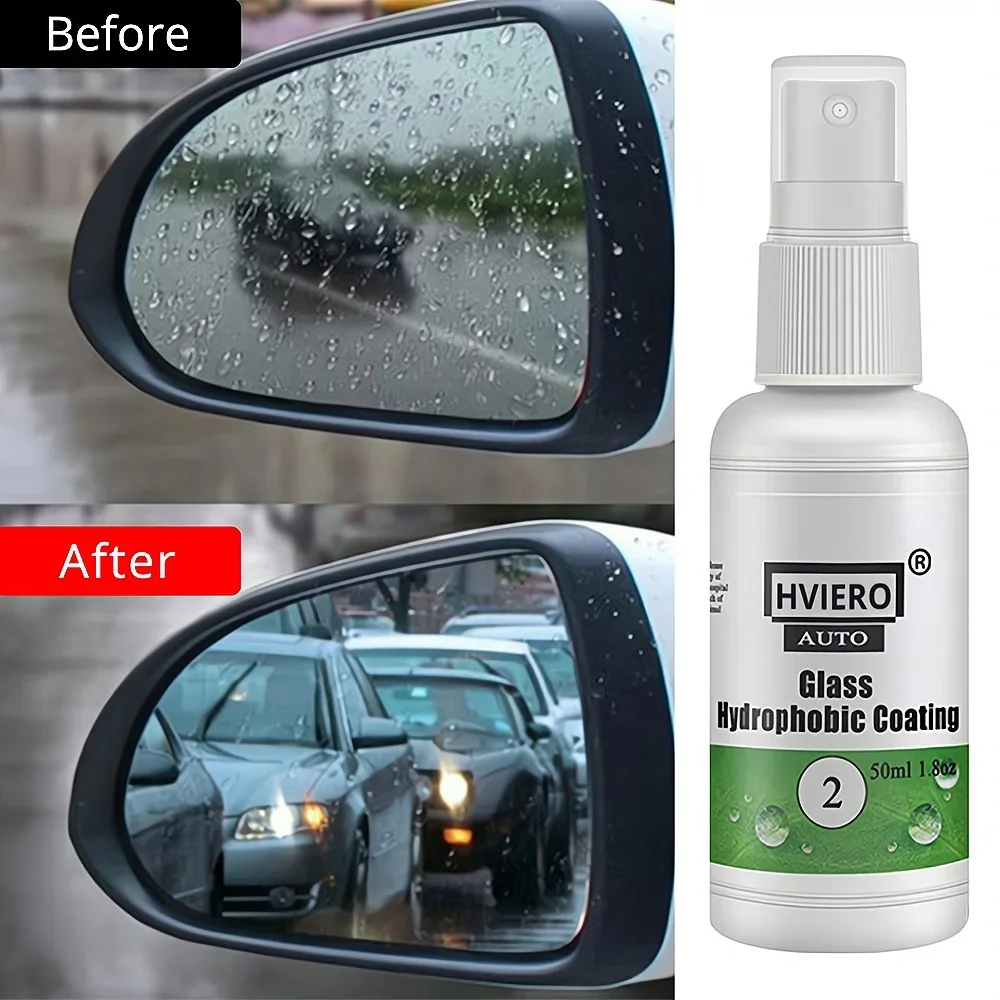 

20/50/100ml Car Paint Care Glass Rainproof Agent Nano Hydrophobic Polishers Auto Coating Cleaning Tool Wash Dewatering Clearness