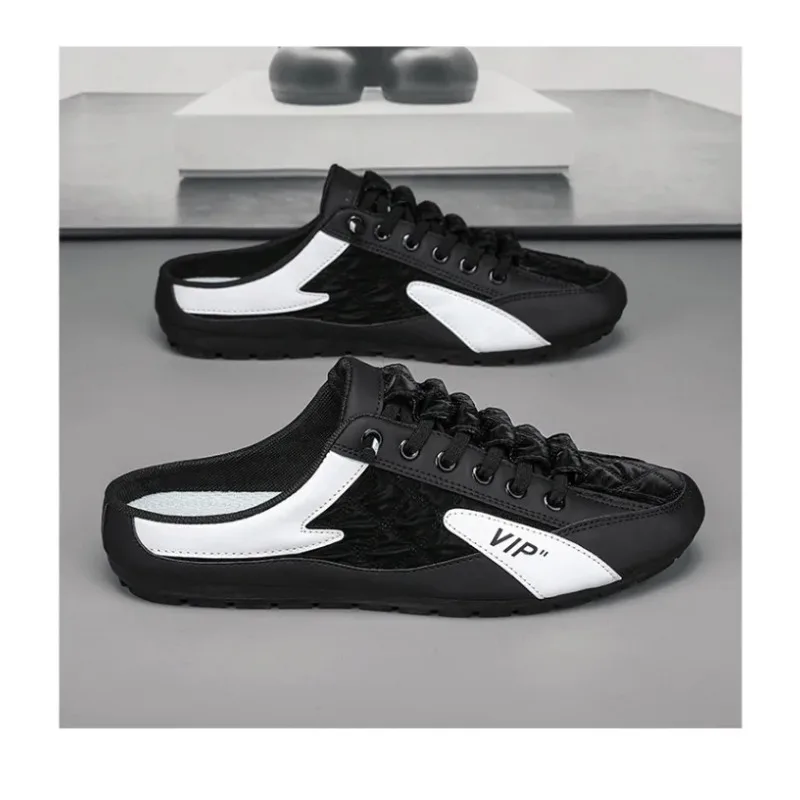 2025 Summer Slippers for Men Trendy Men's Flat Bottom Casual Shoes Men's Sneakers Zapatos De Hombre Soft Sole Support Shoes