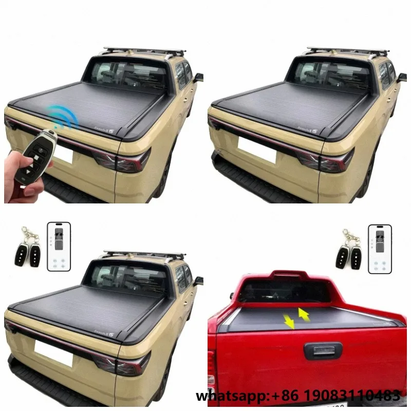 

Auto Electric Truck Bed Cover Pick Up Roller Lid With Original Roller Bar