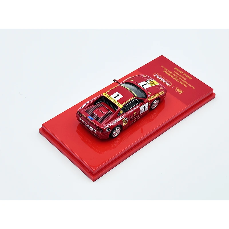 TW In Stock 1:64 F355 Challenge 2024 Hong Kong Exhibition Limited Diecast Car Model Collection Toy Tarmac Works