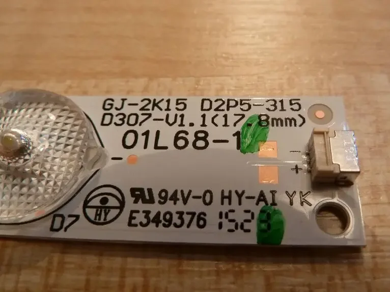 30 pièces nouvelles bandes LED originales bande de rétro-éclairage GJ-2K15 D2P5-315 D307-V1.1 pour 32 "pour Philips 32PHH4100/88 TV
