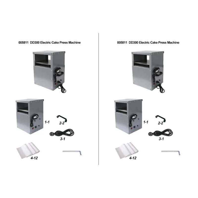 DD300 electric cake press, pancake roujiamo stainless steel shortcake forming equipment