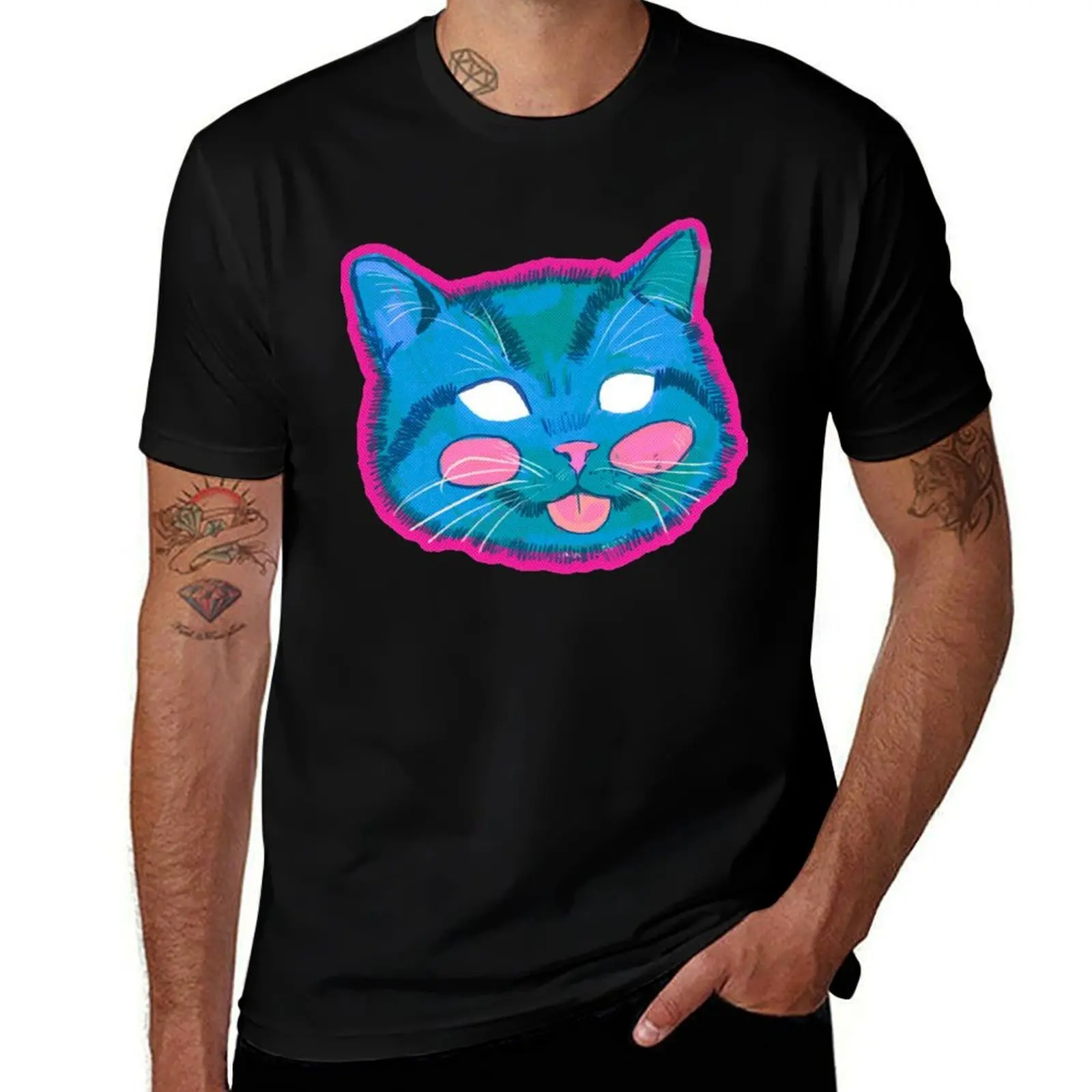 

Blep Sticker Version T-Shirt vintage sports fans boys animal print plain t shirts men