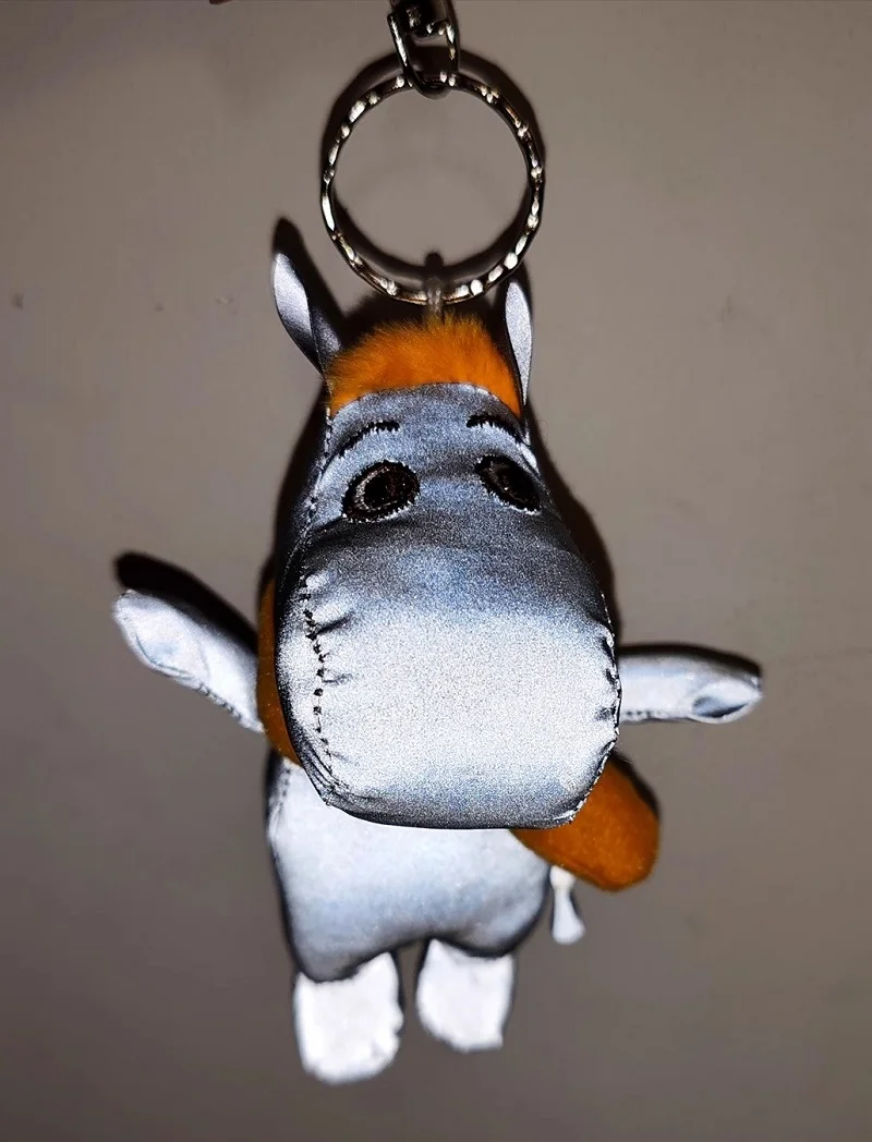 Childen Trinkets Reflective Pendant Reflective Protective Creative School Gift Night Walking Warning Backpack Pendant