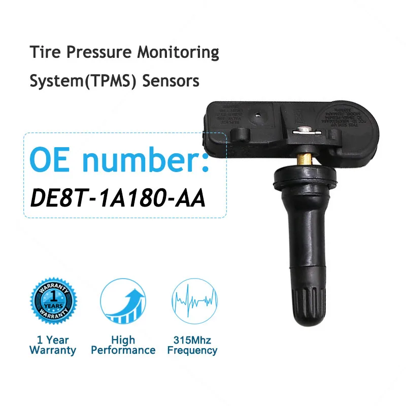 4PCS TPMS Sensor Tire Pressure Sensor 315MHz For Ford Edge Escape Fiesta Fusion Mustang DE8T-1A180-AA 9L3T-1A180-AF 9L3Z-1A189A