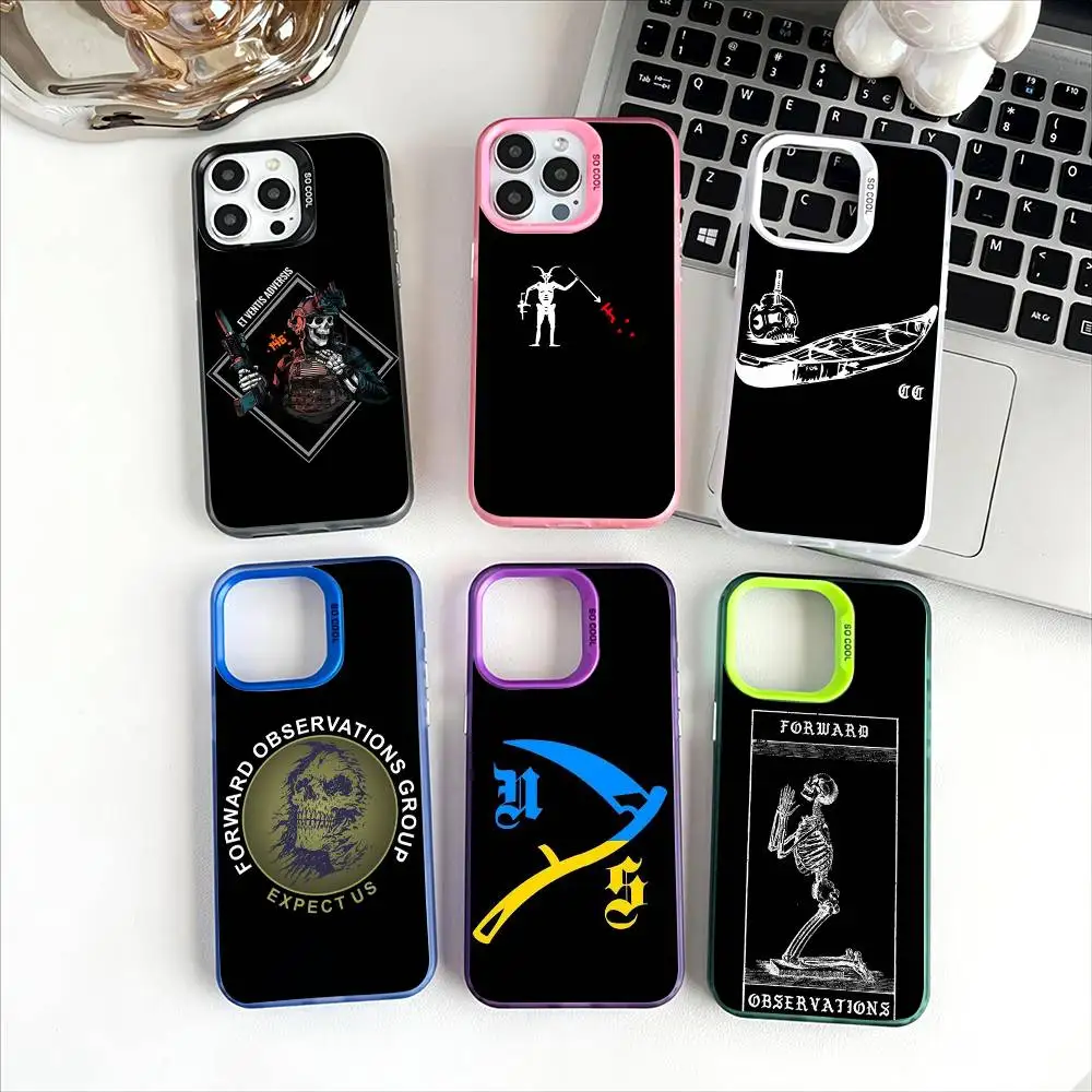 

Forward Observations G-Group Cool Phone Case Unique Holographic Rainbow iPhone 11-16 Pro Max TPU Case. Slim Fit, Shockproof, Ski
