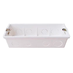 118 Type Insert Wall Boxes Hidden Mount Box Enclosure Junction Wiring Case Fit For Wall Panel Faceplate