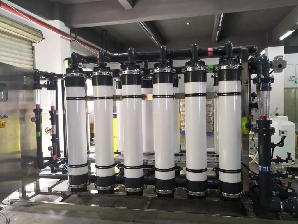 Система фильтрации воды в реке Система переработки сточных вод Ультрафильтрация Очистка воды для растений УФ-система для сточных вод