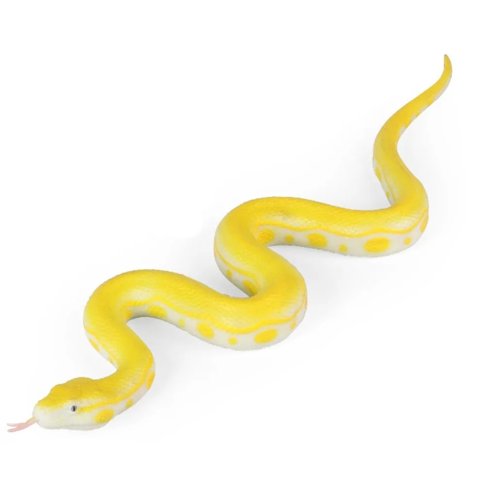 

Reptile Animal Snake Action Figures Python Cobra Educational Rattlesnake Model Lifelike Soft TPR Simulation Snake