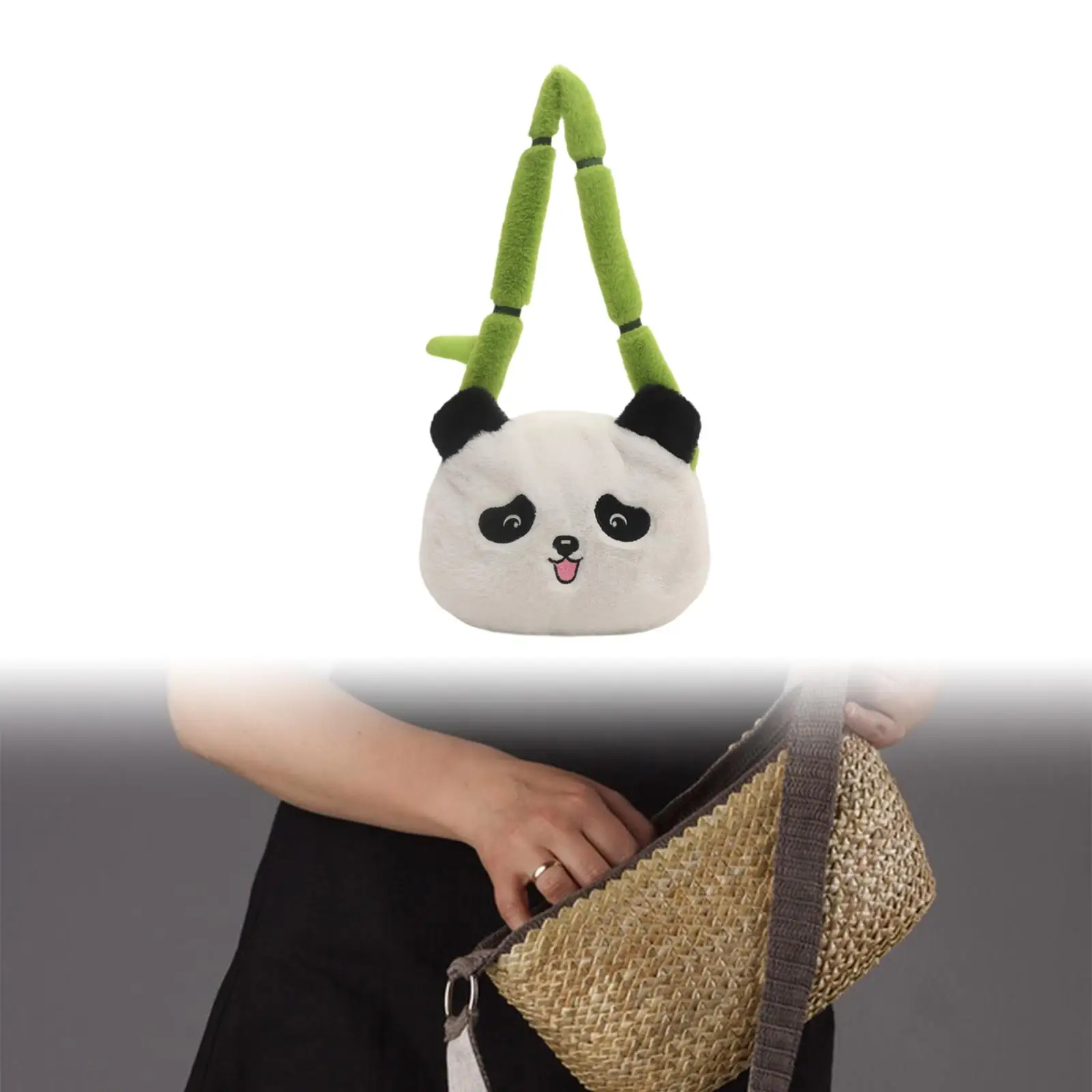 Panda Shoulder Bag Hobo Bag Cute Ladies Travel Purses for Vacation Dating Party