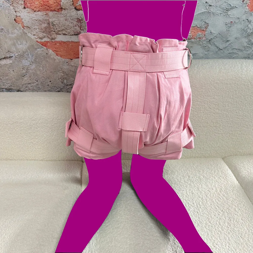 

Брюки для подгузников при недержании, запираемые брюки для взрослых, розовый чехол для снятия подгузников, 2 размера для мужчин и женщин