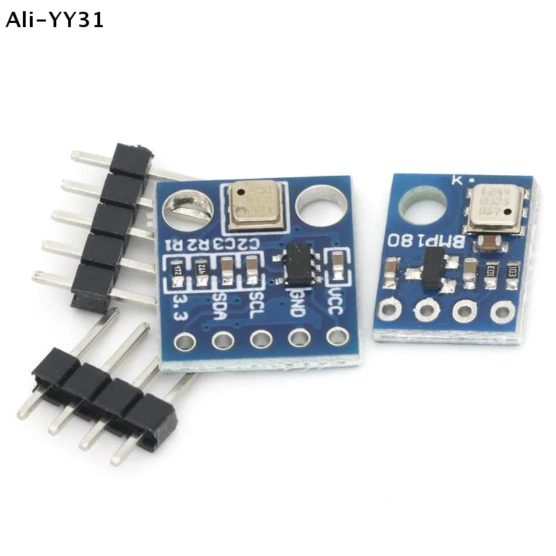 【YB】1 Set High-Precision Digital Pressure And Temperature Sensor Module GY-68 BMP180 Compatible With BMP085 For Arduino ESP32