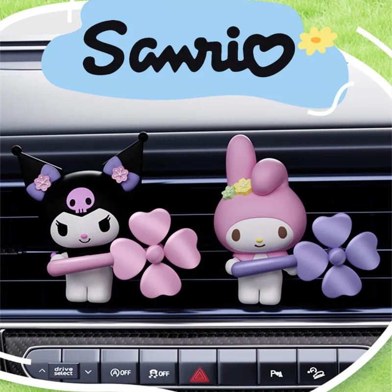 

Genuine Sanrio Car Aromatherapy Air Conditioner Air Outlet Fragrance My Melody Kuromi Car Ornaments Car Decoration Accessories