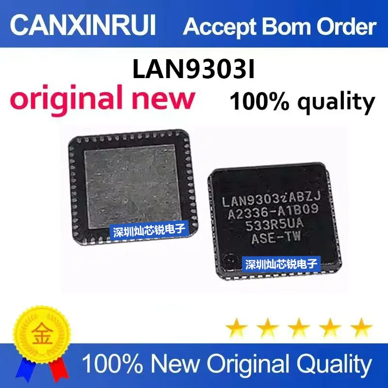 (5-100pieces) original LAN9303I-ABZJ LAN9303IABZJ QFN56 package controller integrated chip