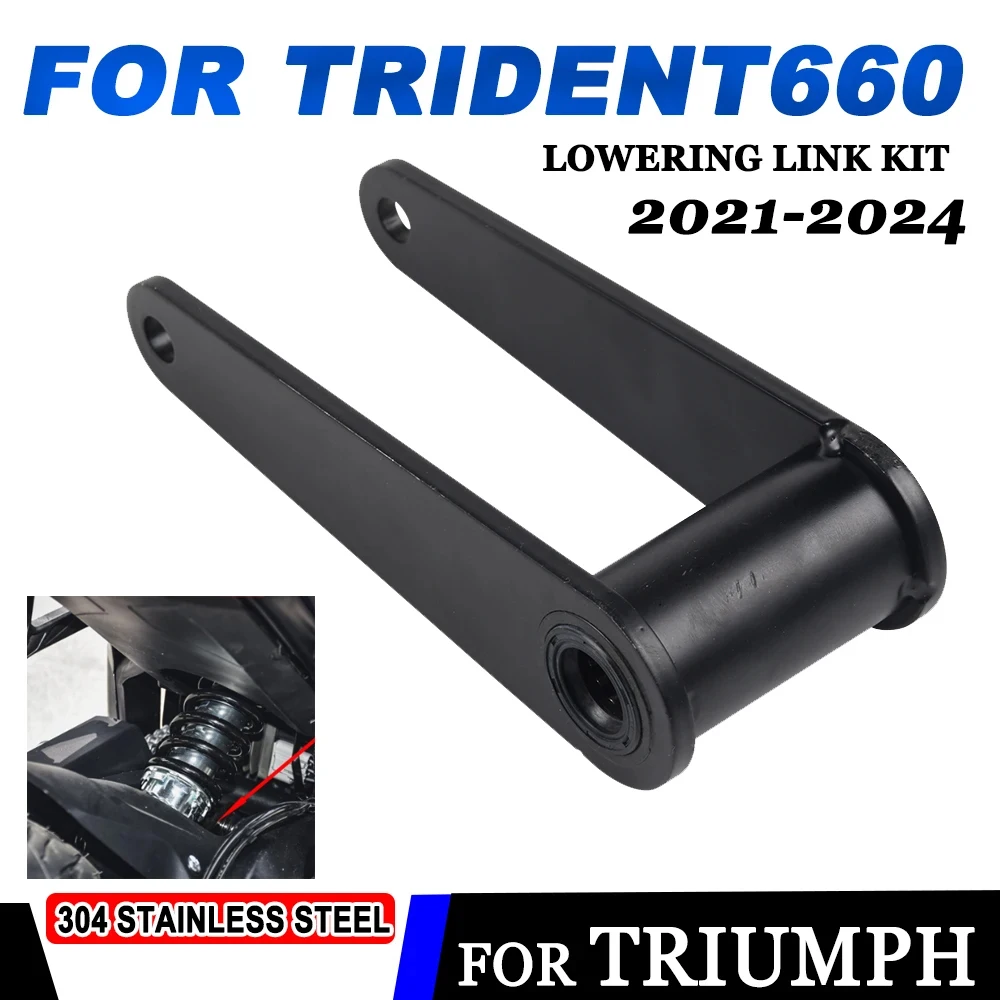 Motorcycle Linkage Lowering Link Kit Trident660 2021 - 2024 For Triumph TRIDENT 660 Accessories Rear Suspension Cushion Lower