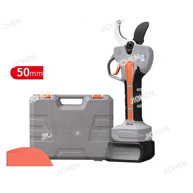 DD3344  Cut 60mm Garden Electric Shears LED Display  Tree Branch Cordless Pruning With Two Rechargeable Batteries Powered Pruner